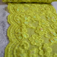 Chartreuse Green Lace