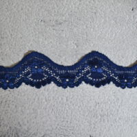 Navy Blue Lace Trim - Image 3
