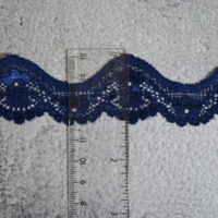 Navy Blue Lace Trim - Image 2